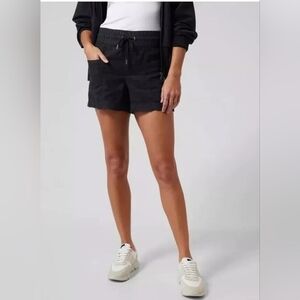 Athleta Cabo Linen 4" Short in Black NWT Sz 14